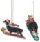 GRIRIW 2stücke Dachshund Weihnachtsbaum Süße Weihnachtsdekoration Für Auto Rucksack Und Festtagsfeiern Für Hundeliebhaber Und Festliche Anlässe