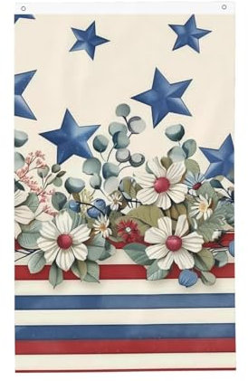 Bandiere americane a stella 3 x 5 FT bandiera vintage USA bandiera da giardino bandiera bandiera banner doppio lato per casa cortile esterno interno festa decorativa