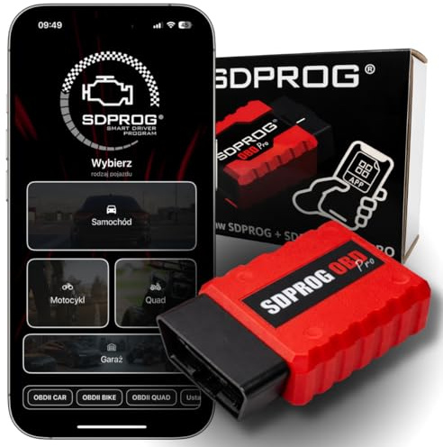 SDPROG Diagnosesoftware Android/iOS + SDPROG OBD PRO Interface DPF-Diagnosefunktionen, Fehlercode löschen