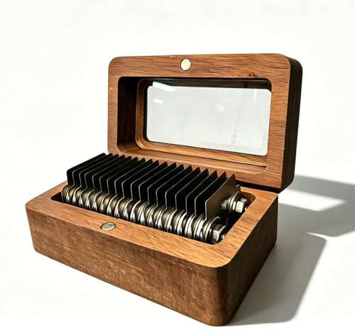 jcwwolk Afilatrice di Gesso del Sarto di Legno, Strumento di Affilatura di Gesso di Tessuto Manuale, con Lame E Finestra Trasparente, Strumento di Confezione per La Marcatura di Precisione