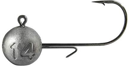 Jenzi Jigkopf mit Widerhaken Jig Head Natur 16,0g #5/0