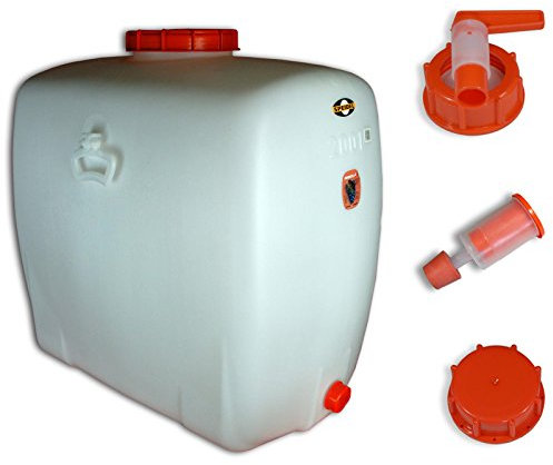 Speidel Most- und Gärfass Kübel (200L oval) für Fruchtsäfte Wein Glühwein Cider Wasser Getränke | Lebensmittelecht | inkl. Hahn, Gärspund, Deckel
