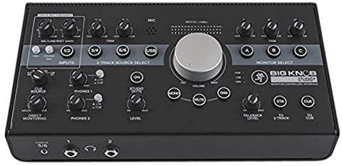 Mackie Big Knob Studio+ 4x3 Studio Monitor Controller, Black and Grey