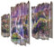 Kreative Feder Lila Wasserfall Designer Wandgarderobe Flurgarderobe Wandpaneele 95 x 60 cm aus MDF DTGH072