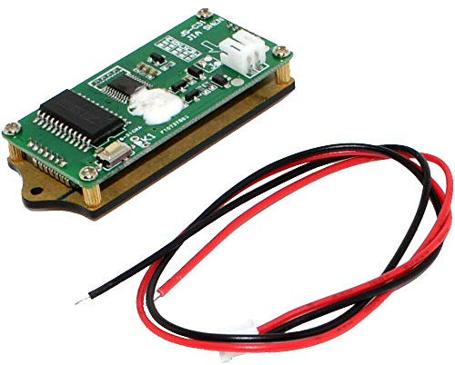 SUPERTOOL Lead Acid Battery Capacity, Iron Phosphate LCD Voltmeter Voltage Capacity Indicator Tester for Iron Phosphate, Lithium (12V Lead - Acid Battery - Green Light)