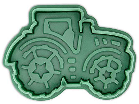 Städter 171848 Traktor Ausstecher, Kunststoff,6, 5cm, Grün