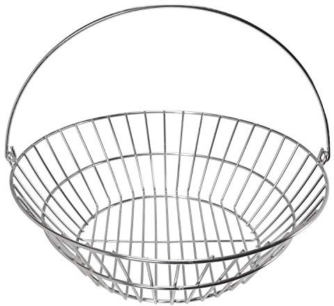 Premium Products Corp. Ash Basket with Handle - Perfect for Large Big Green Eggs & Kamado Joe Classic Sizes - Fits Most Grills - Free - Bonus Instant Read Thermometer