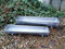 Posiwio 2er Set DACHRINNE PFLANZTOPF PFLANZSCHALE Metall GARTENDEKO Vintage Stil NEU