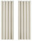 PONY DANCE Thermovorhang Hitzeschutz mit Ösen Gardienen 2-Set H 228 x B 117 cm Verdunkelnde Vorhänge Wohnzimmer Deko Verdunklungsgardine Thermal Curtains, Hellbeige