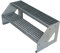 Premium Caillebotis acier Escalier à limon 2 Marches Autoportant Entièrement galvanisé - Dimensions (L x l x H) 44cm x 80cm x 38cm Résistant aux intempéries et protégé contre la corrosion