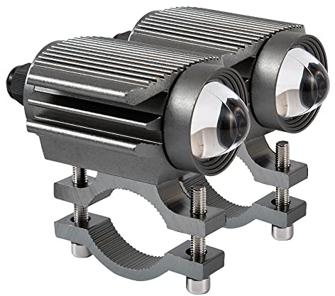 evomosa Motorrad Nebelscheinwerfer Zusatzscheinwerfer LED für Motorradscheinwerfer Auto ATV Weißes Fahrlicht