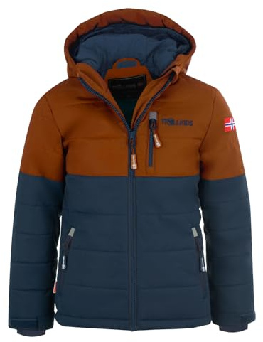 Trollkids Kids Hemsedal Snow Jacket 164, Night Sky