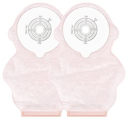 10pcs Kids Colostomy Bag Stoma Bag Disposable Children Drainable Ostomy Bag with Hook & Loop Closure Baby Feces Collection Fistula Bag for Surgery Stoma Care