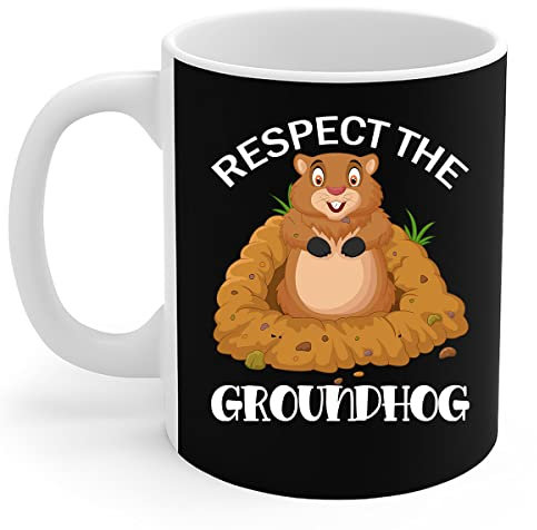 456 Tasses À Thé Respecter L'Animal Marmotte Marmotte Aquarelle Mugs Avec Poignée Tasses À Café Pour Amies Thé Collègue 330Ml