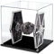 Acryl Vitrine Box Für Lego 75300 TIE Fighter Bausteine Modell, Acryl Vitrine, Durchsichtige Display Box Mit Schwarzem Sockel Staubdichte Aufbewahrungsvitrine 20X20x20cm 2mm