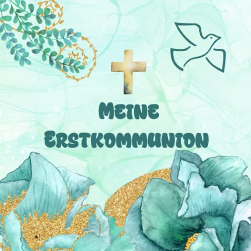 Meine Erstkommunion: Erinnerungsalbum zum Ausfüllen. Mit Baum für Fingerabdrücke.