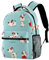Eslifey Cartoon Space Rockets Alien Leichter Schulrucksack Klassischer Reiserucksack für Damen Teenager, Farbe 6