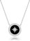 Love Me Chief Silberkette Für Damen 925 mit Anhänger|Halskette aus Silber und Zirkoniumsteinen mit Nordsternsymbol|Silber Kompass Ankerkette für Damen |Kette Schmuck Geschenk für Frauen,(C-001-1)