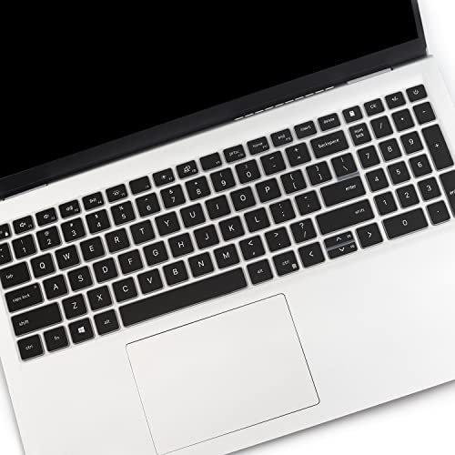 MUBUY-GOL Keyboard Cover Skin for Dell Vostro 16/15.6/15 Inch Laptops, Black, Silicone, Waterproof, Fits Dell Vostro 16 5620/5630/7620, 15 3510/3520/5510/5515/7510 Laptops, MUBUY-GOL