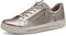 Jana Femmes Baskets Plates avec Fermeture éclair Vegan, Or (Champagner), 39 EU