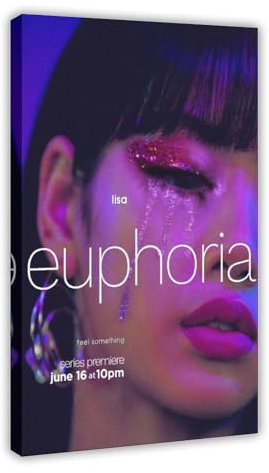 Diempi Poster für die amerikanische TV-Serie Euphoria (23), Leinwand-Poster, Schlafzimmer-Dekor, Sportlandschaft, Büro, Raumdekoration, Geschenk, Rahmen-Stil, 60 x 90 cm