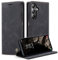 Cracedily Funda para Samsung Galaxy A05s Case, Carcasa Protectora Antigolpes Case, Soporte Plegable, Ranura para Tarjeta, Cover Cuero PU Carcasa Samsung A05s, Negro