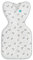 Love To Dream Swaddle Up, 3.5-6kg, Rainbow Dream, Snug Fit, Supports Healthy Sleep, 1.0 Tog - Ideal for 20-24°C Temperatures, Machine Washable Cotton & Double Zip for Easy Nappy Changes