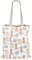 SPOTTED DOG GIFT COMPANY Tote Bag, Wiederverwendbare Einkaufstasche aus Canvas, Tragetasche Damen mit Langen Henkeln, Baumwolle, Faltbar mit Katzenmotiv, Geschenke für Katzenliebhaber 38 x 42 cm