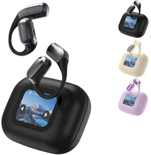 Vylaras Ai Translator Earbuds,Vylaras Al Übersetzer-Ohrhörer,Kabellose Bluetooth-übersetzungs-Ohrhörer,Echtzeit übersetzer Kopfhörer,Übersetzungsgerät,Sprachübersetzer für Reisen Business (Schwarz)