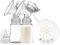 Double Electric Breast Pump, Rechargeable with 2 Milk Bottles, Multiple Modes Low Noise for Efficient Breastfeeding, Ideal for New Mothers and Postpartum Use, Comfortable and Quiet Milk Extractor