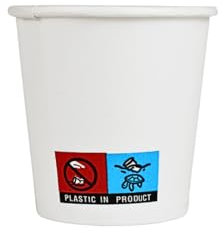 Enpack 1000 Espressobecher Pappe weiß - 120ml/4oz - Einwegbecher - Hitzebeständige To Go Becher - Recycelbar Einwegbehälter - Getränkebecher für Espresso