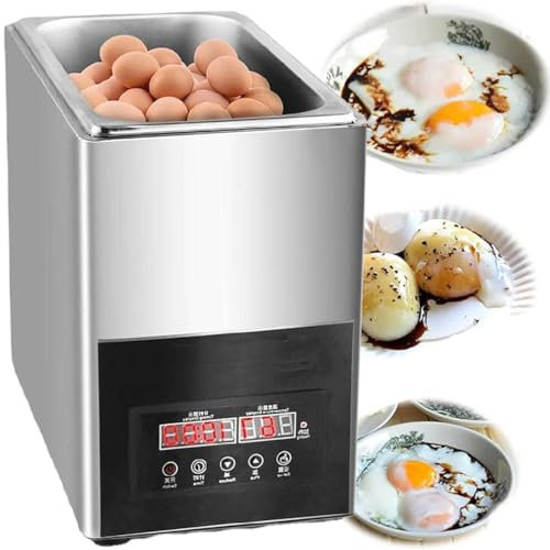 XUXIAO Egg Boiler Cooker, Electric Hot Spring Egg Boiler, Commercial Egg Boiler Machine, Constant Temperature Egg Steamer with Makes 50 Eggs, for Home Kitchen,Dorm Use