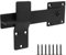 Serratura e chiavistello in ferro da 15,2 cm, rotazione a 360°, resistente, per armadietti del vino, bagno, esterni, garage, giardino, armadio