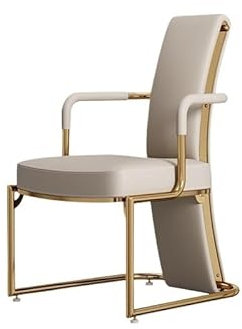YCCHAH Mobilier De Bureau Tables et chaises Modernes Villa Tea Room Chaises d'invité Chaises à Dossier de Style Italien Chaises De Bureau À Domicile(B)