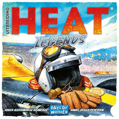 Asmodee Rennbrettspiel Heat Legends Erweiterung legendären Fahrer