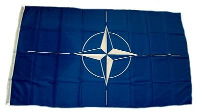Fahne / Flagge NATO NEU 90 x 150 cm Fahnen Flaggen