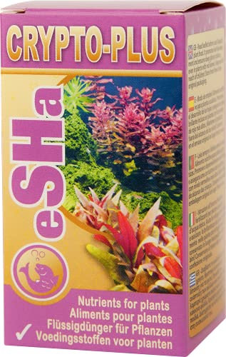 eSHa - CRYPTO-PLUS - Flüssigdünger für anspruchsvolle Wasserpflanzen - erhöht das Pflanzenwachstum, die Farbe und die Gesundheit - 20 ml