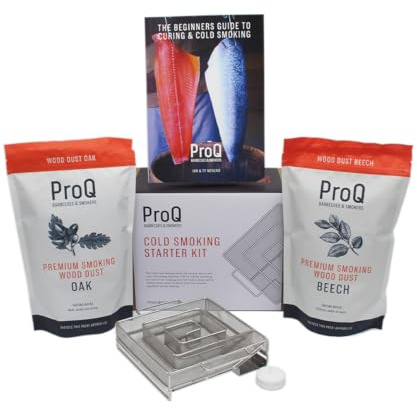 ProQ Cold Smoke Generator Starter & Gift Set – Cold Smoker Kit - Food Smoker for Smoking Fish, Cheese, Bacon, Nuts & More