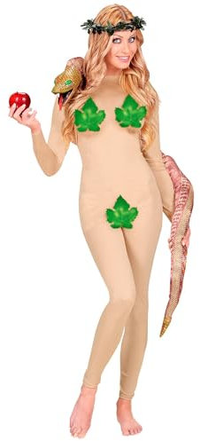 W WIDMANN MILANO Party Fashion - Costume Eva, combinaison avec couvre-chef, Paradis, déguisements de carnaval