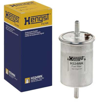 HENGST - Kraftstofffilter H324WK - Hochwertiger Kraftstoff-Leitungsfilter für KFZ - Entfernt Staub und Schmutz aus Otto- oder Dieselmotoren - Schützt das Einspritzsystem