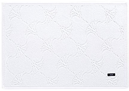 Joop! Badteppich New Cornflower 60 x 90 cm weiß