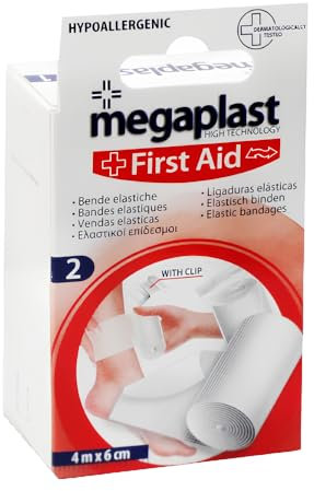 Venda Elastica 6x400cm., MEGAPLAST, 2uds.