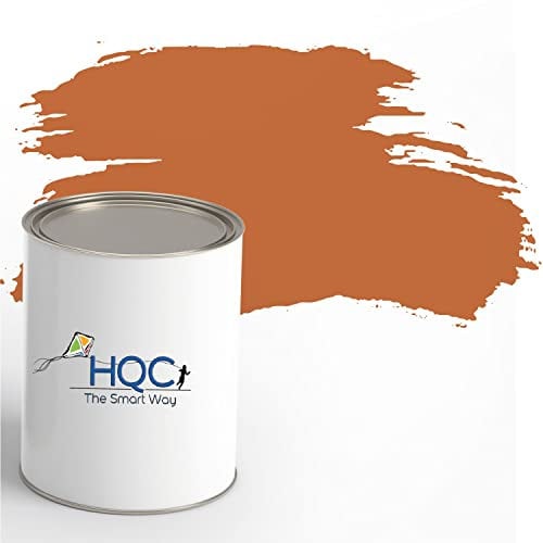 HQC Anti Mould & Stain Block Paint | Mould Seal & Proof Paint for Bathroom & Block Walls | Matt Finish, Waterproof Sealant | 1L Terracotta