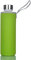 Trinkflasche aus Glas, Sportflasche to-go Glastrinkflasche (550 ml, Grün), Borosilikatglas, Wasserflasche Fahrradflasche Glasflasche Getränkeflasche und Deckel aus Edelstahl