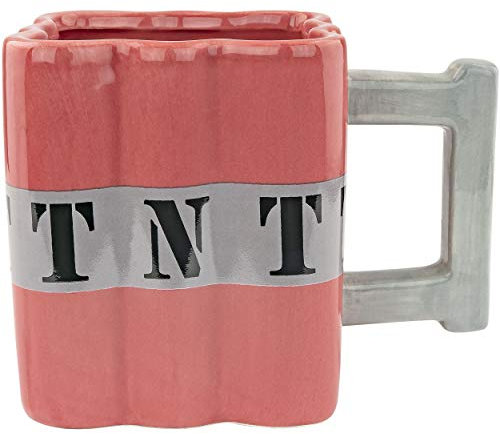 Fairly Odd Novelties FON-10238 TNT Dynamite Kaffeetasse, Keramik, Rot