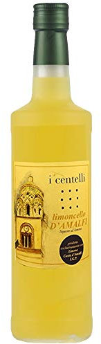 Limoncello | Liquore della Costiera Amalfitana | I Centelli | Prodotto Esclusivamente con Limoni Costa D'Amalfi Igp | Altissima Qualità Artigianale | Disponibilità Limitata | Idea Regalo