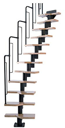 Dolle Graz Space Saving Stair Kit (Black Metalwork)