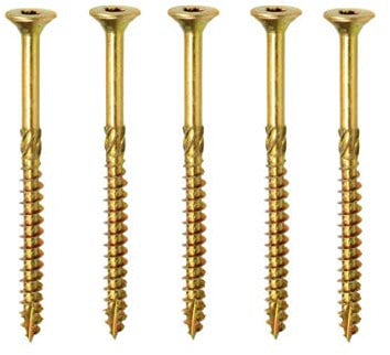 TORX 4.0 x 50 mm TX20 Vis à bois tête fraisée pour terrasse ou panneaux Lot de 300