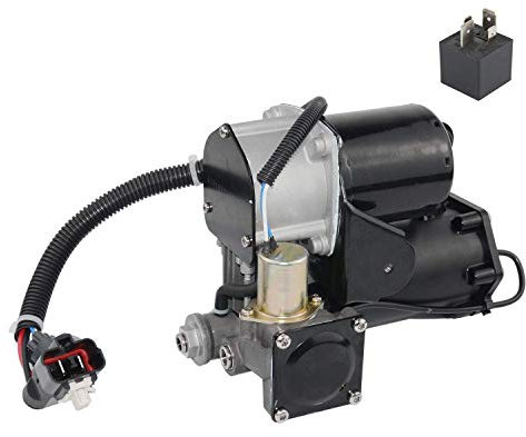 LR023964 Hitachi System Air Suspension Compressor Pump for LR3 (2005-2009), LR4 (2010-2013), Ran-ge Rover Sport (2006-2013) LR044360 LR015303 (6 Pins Connector)