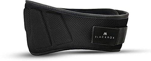 BLACKROX Gewichthebergürtel G1 Vergleichssieger Trainingsgürtel Fitness Gürtel Krafttraining bodybuilding Gewichtheben Powerlifting Gym Weightlifting Belt training Herren Damen (Schwarz, XL)